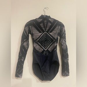Dance Leotard Bodysuit mesh